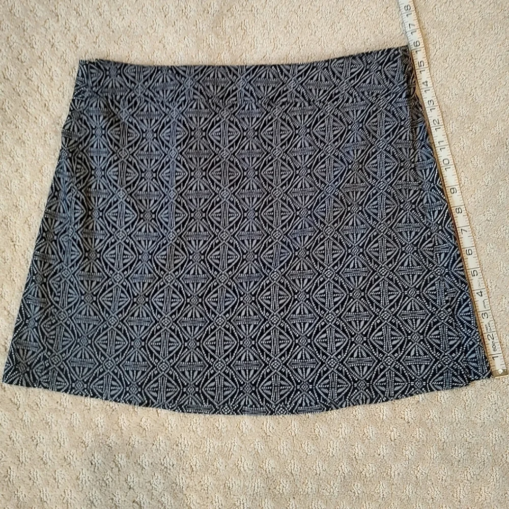 RipSkirt Hawaii Skirt Black Pearl Batik Adjustable Waist Length 1 Size M